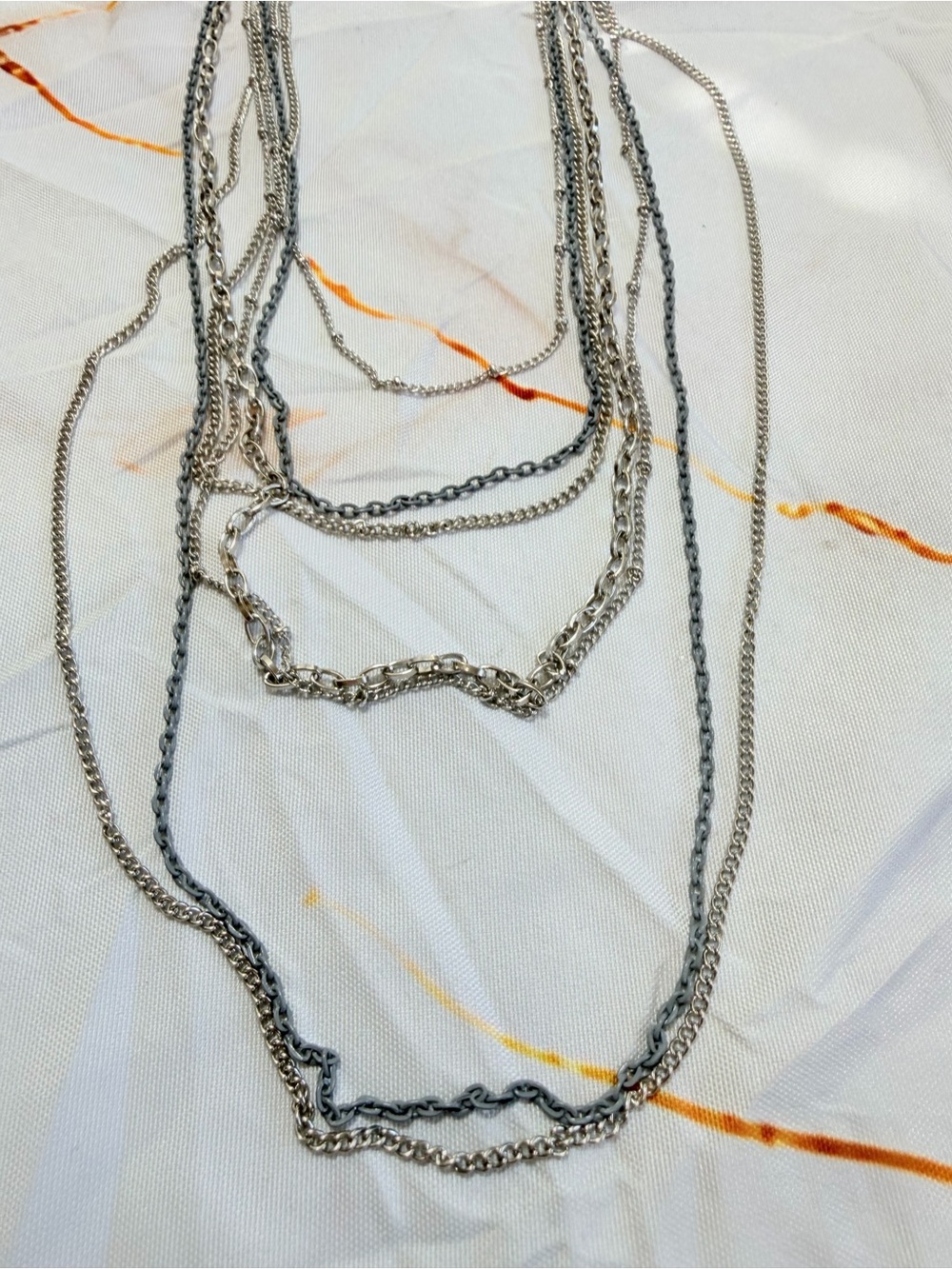 Dangerously Demur Multi Strand Necklace and Earring set NWT